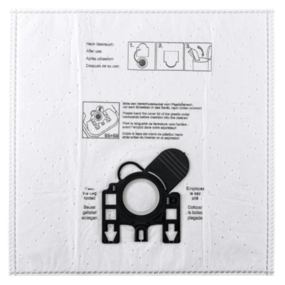 Staubsaugerbeutel mit hochwertigem Anschluss Adapter – Etana Staubsauger-Beutel passend für Hoover Ts2355011, Ts2355 011, Ts 2355 011