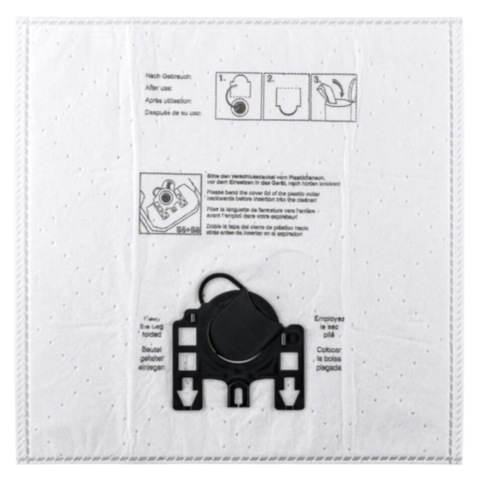 Staubbeutel sicher verschließen und hygienisch entsorgen – Etana Staubsauger-Beutel passend für Miele Compact C2 Excellence EcoLine